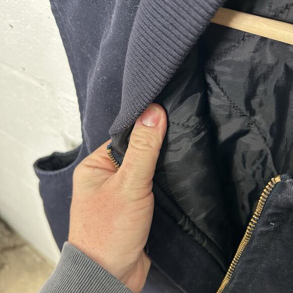 Y2K Carhartt Quilted Artic Vest “West Virginia/WVU” 100663 - Picture 8 of 9